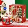 Mokken Kerst Keramische Mok Creatieve Leuke Koffie met Deksel Lepel Decoratie Drinkbeker Melk Drinkware Jaar Geschenk 231120