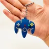 Nyckelringar för män Creative Simulation Game Console Key Chain Designer Personlighet Trend Game Handle Keychain Boutique Women's Bag Keyring Pendant Partihandel