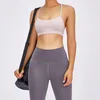 LL Yoga Womens Strappy Sportbeha's Fitness Workout Gewatteerde Yoga Bh Y Terug Padded Cropped Bras Tops Sport Running Shirt