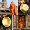 Skålar smetande skål yoga dekor offer kopp hus kit koppar prydnad dekorativ tibet