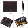 Card Holders Men Wallet Genuine Leather Holder Coin Purse Ladies Mini Bag Men's Slim Money Small Key Gift