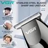 Haar Trimmer VGR Haar snijdmachine Oplaadbare kapselmachine Draadloze haar Trimmer Professional Hair Clipper Trimmer voor mannen V-030 230419