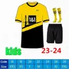 23/24 REUS REYNA SANCHO Soccer Jerseys 2023 Version Coupe DORTMUND KAMARA HUMMELS ADEYEMI BRANDT chemise DANGER RYERSON BYNOE-GITTENS KIDS KIT uniformes de football