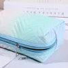 LL Women's PU Leather Gradient Travel Portable Toiletry Bag Cosmetic Organizing Storage Bag 3 Colors B002