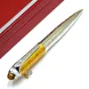 Nova edição especial série r ca caneta esferográfica de metal design exclusivo escritório escola escrita canetas como presente de luxo aaa