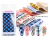 ملصقات فن الأظافر في STARRY SKY NAIL PAPER لخطوط Manicure Plaid Solid Color Transfer Printing1406826