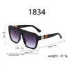 Designer zonnebrillen voor dames heren letter zonnebril eyewear strand outdoor tinten PC frame goggles sport rijden luxe met originele doos 4164