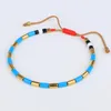 Strand KELITCH Women Bangle Couple Jewelry Fashion Charm Bracelets Colorful Beaded Enamel Stretch Bracelet Handmade Accessories Gift