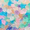 Pendant Necklaces Kissitty 300Pcs Mixed Color Rose Transparent Resin Cabochons AB Plated For DIY Earring Bracelet Necklace Jewelry