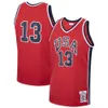 S SL 1984 Drużyna USA Michael Jor Dan Basketball Jersey Mitch i Ness Chris Mullin Patrick Ewing Red Size S-XXXL