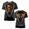 T-shirt da uomo 2023 T-shirt Fitness Boxing Shirt Estate traspirante Manica corta Uomo Allentato Quick Dry Stampa Top Uomo Casual