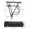 Bateria de bicicleta eletrônica traseira de rack E-rack 48V 52V Lithium Li-Ion for Electric Bycicle Batteria Pack 18650 21700 Cell para 500W 1000W 1500W com rack