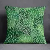 Cushion Decorative Pillow 45x45cm Green Leaf Series Gifts Home Office Furnishings Bedroom Sofa Car Cushion Cover case 230419