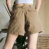 Women's Shorts Cargo Women Casual Low Rise Y2k Outfits 2023 Trendy Fashion Clothing With Pockets