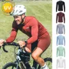 Fietsende shirts Tops Darevie Cycling Jersey heren fietsen fietsen met lange mouw jersey ademende snel droge bamboe houtskoolvezel 6 kleuren fiets jersey 230420