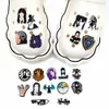 Hot Selling 1pcs Jibz Croc woensdag American Drama Originele schoen Charms Accessoires Clogs Sandals Pins Decorate Child Girl Cadeau