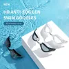 Goggles Profesyonel HD FOG Yüzme Gözlükleri Anti-UV Gözlükleri Büyük Çerçeve Silikon Yüzme Camları Erkekler ve Kadınlar İçin 230419