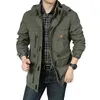 Herenjassen Casual uitloper Wandelen Windjack Kapmantels Mode Leger Cargo Bomber Herenkleding Lente Herfst