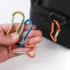 5 PCSCarabiners 10pcs Mini Carabiner Clip Keychain Aluminum Alloy Buckle Spring Carabiner Snap Hook Clip Keychains Outdoor Camping Tools P230420