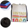 T-shirts pour hommes 60 ans Vintage 1962 Édition limitée T-shirts Graphique Coton Manches courtes Cadeaux d'anniversaire T-shirt de style d'été Vêtements pour hommes 230420