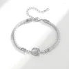 Bracelets de charme NBNB Arrive Feuille Couple Corde Bracelet Pour Femmes Hommes Mode À La Main Bracelet De Mariage Bijoux Cadeau Accessoires