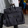 HAC Top Bag 50cm Family Designer Påsar litchi mönster extra stor väska 50 cm unisex rese bagagepåse stor kapacitet handhållen väska