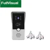 Sonnettes de porte Fullvisual 7 pouces système de visiophone filaire interphone vidéo RFID sonnette avec caméra système Multiple déverrouiller TalkL231120