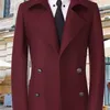 Herr ullblandningar Ankomst Male Fashion Fete Högkvalitativ ull överrock Casual Men's Coat Winter Plus Size S - 4xl 5xl 6xl 7xl 8xl 9xl 231118