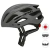 Cycling Helmen Cairbull 2022 Nieuwe fietshelm met Visor Lens Sports Ultralight Road Bike met achterlicht MTB Bicycle Helmet P230419