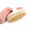 Stock Bathing Brush Soft natural bristle the SPA the Dry Skin Without Handle Wooden Bath Shower Brush SPA Exfoliating Body Brush