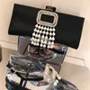 Designer women's Net Red Bags packet Pearl Diamond underarm bag Crossbody bag fashion shopping bag Hobo Handbag Luxury designer purse Tote Purse