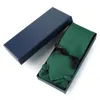 TIES TIES TIE TIE SET FOX للرجال جيب مربع أزرار أكمام 3pcs