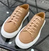 Été marque de luxe hommes rebondissant Sneaker chaussures en cuir de veau sport décontracté en peau de chèvre semelle légère baskets basses confort en plein air marche EU38-46