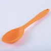 Cuillères 3 couleurs cuisine cuillère en Silicone longue poignée cuisson cuisson mélange louche ustensiles de qualité ustensiles de cuisine