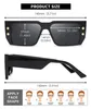 Sunglasses JIM HALO Rectangle Women Men Trendy Retro Polarized Driving Glasses 90s Vintage Fashion Narrow Square Frame