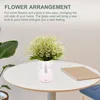 Vaser färgade glas Vas Dekorativ blommorhållare grenbehållare klara blommor Hydroponic Planter Wedding Bouquet Decoration Pots