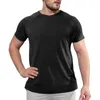 Erkek Tişörtleri Erkek Moda Atletik Spor Tişörtleri Kısa Kollu Egzersiz V Boyun Tişört