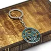 Keychains Game Jewelry Horizon Zero Dawn Keychain Metal Green Round Key Chain Men Men d'anniversaire ACCESSORI CHAVEIRO Figure HF12775