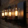 Wall Lamp Loft personlighet Retro Industrial Creative Nostalgic Art Glass Aisle Badrum