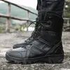 Stivali da uomo tattici militari da uomo Special Force in pelle impermeabili Desert Boot da combattimento alla caviglia scarpe da lavoro militari 231120