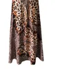 Casual Dresses Women Leopard Butterfly Wrap Sling Sleeveless Nightclub Beach Long Dress Leisure Summer Harajuku 2023