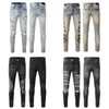 paarse jeans designer jeans heren jeans merk jeans denim tranen jeans dames zwarte jeans hoge kwaliteit Italië merk man lange broek groothandel slanke denim recht