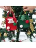 Gift Wrap 2 Pack Christmas Felt Bag Eve Creative Box Apple Portable Candy Navidad Christ 231120