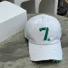 Pareja Deportes Diseñador Gorra de bola Verano Vacaciones al aire libre Viajes Protección solar Número Letra Impresión Agua Lavado Agujero Estilo