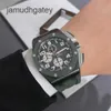 Ap Swiss Luxury Watch Royal Oak Offshore Series 26405ce Green Dial Ceramic Three Eye Timing Men's Fashion Leisure Business Sports Machinery Wrist Watch 12a8