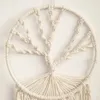 Dekoracje świąteczne Macrame Dream Catcher Duże ściany Wiszący Dom Home Dream DreamCatcher Cotton Rope Tassel Wheven Bohemian Wall Wiszące Dekoracja pokoju 231118