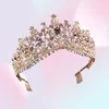 Haarspangen, Haarspangen, rosa Kristall-Tiaras und Krone, Braut- und Hochzeitsaccessoires, einfache Kopfbedeckungen, Stirnbänder für Frauen und Mädchen, Party 4355938