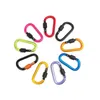 5 PCScarabiners de escalada ao ar livre liga de alumínio D Forma de fivela de fivela de sobrevivência Chain de cadeia Campa de escalada Clipe Backpack Keychain P230420