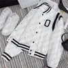 Mode Frauen Baseball Jacken Oberbekleidung Gestickte Brief Marken Baumwolle Mäntel Winter Damen Jacke Kurzen Mantel Streetwear