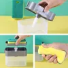 Liquid Soap Dispenser 2 Set Holder Kitchen Sink Washing Dish Press Sponge Dispensers ABS